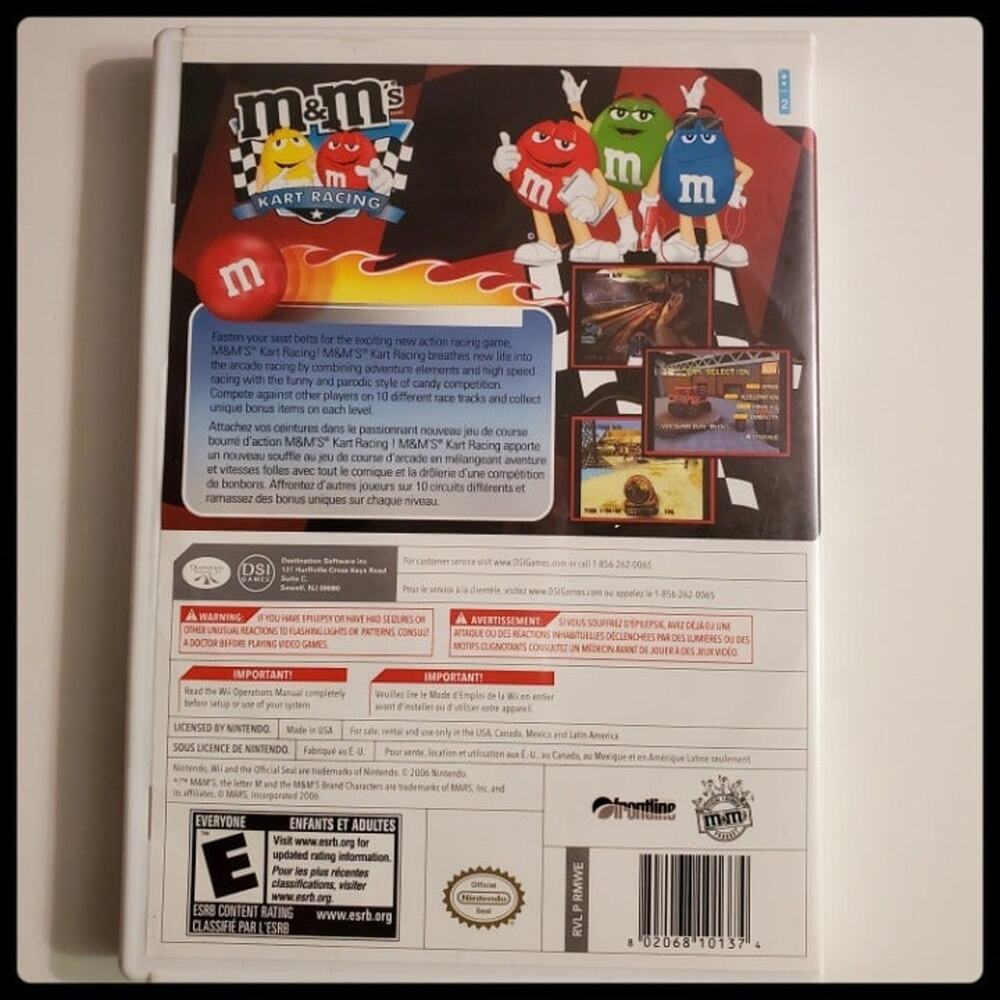 M&M's Kart Racing Wii Game - Picture 4 of 4